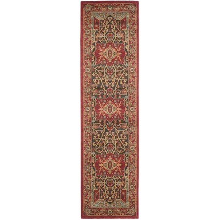 Safavieh Mahal Power Loomed Rectangle Rug- Red - Red- 2 ft. 2 in. x 8 ft. MAH625D-28